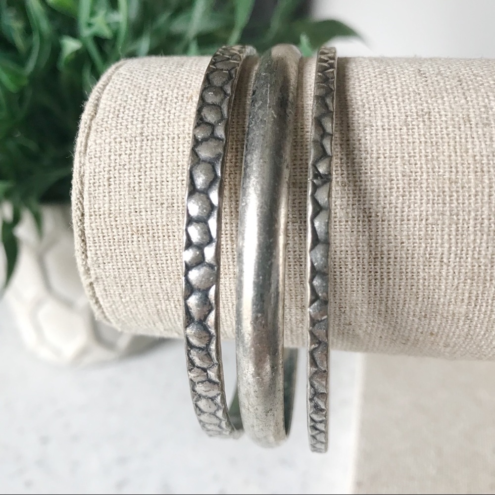 🌿Bracelet Set Silver Tone
